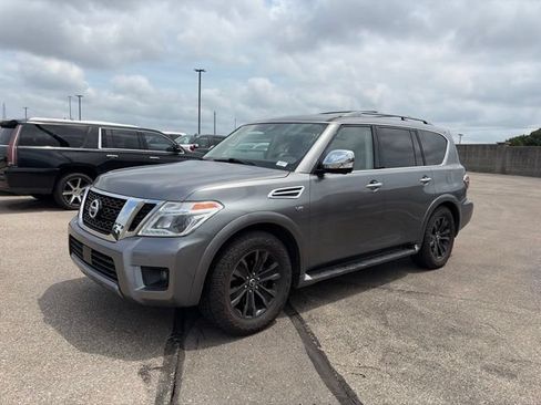 Used 2019 Nissan Armada Platinum w/ Captain's Chairs Package AWD/4WD image 2