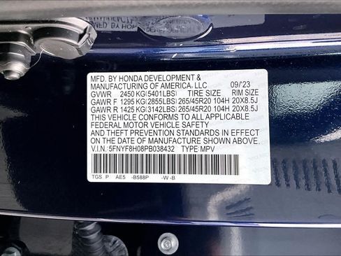 Used 2023 Honda Passport Elite image 35