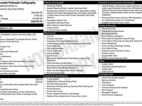 New 2026 Hyundai Palisade Calligraphy image 6