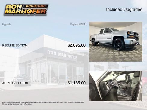 Used 2018 Chevrolet Silverado 1500 LT w/ Redline Edition AWD/4WD image 6