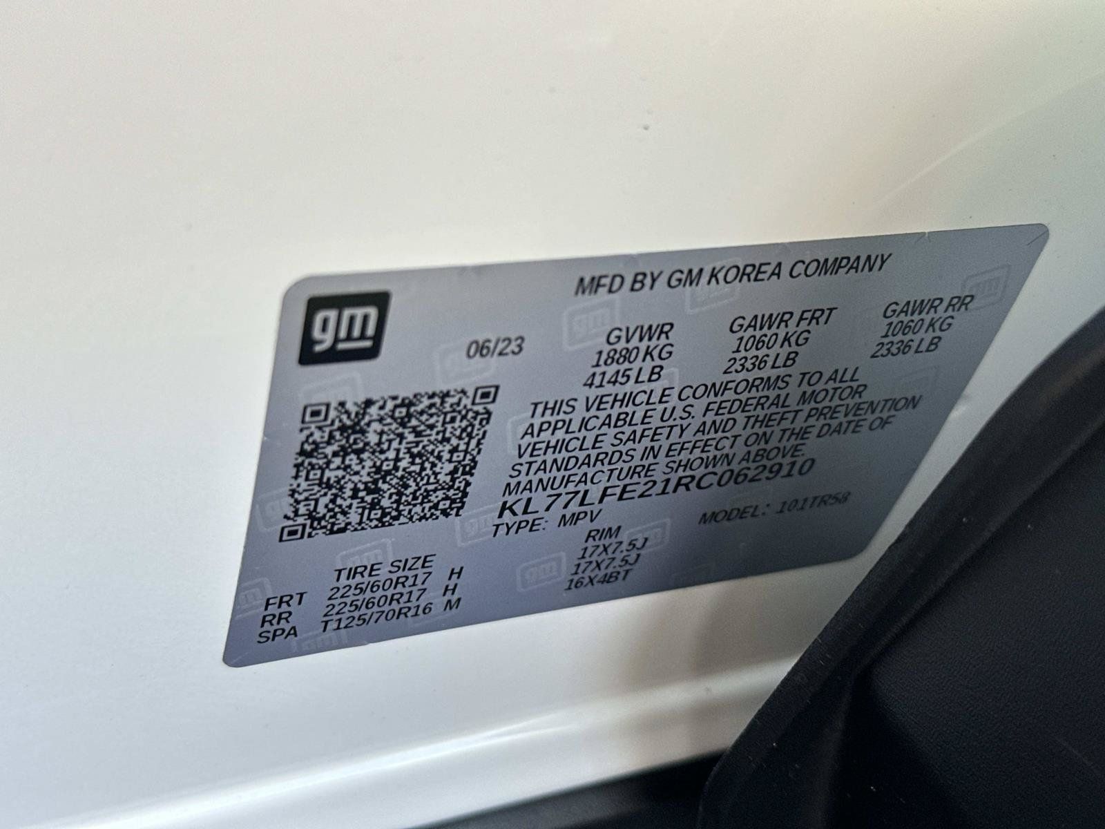 Certified 2024 Chevrolet Trax LS w/ LS Convenience Package FWD image 17