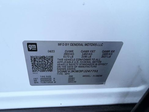 Certified 2023 Chevrolet Traverse RS AWD/4WD image 19