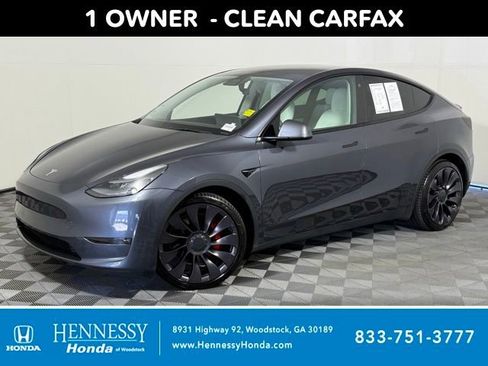 Used 2021 Tesla Model Y Performance AWD/4WD image 1