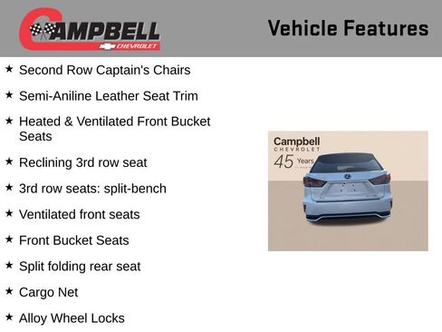 Used 2020 Lexus RX 350L Luxury w/ Accessory Package FWD image 21