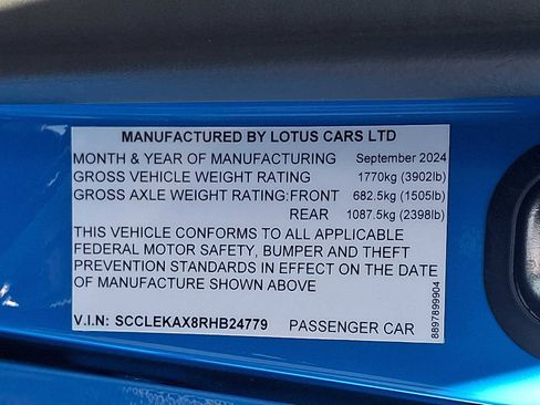 Used 2024 Lotus Emira First Edition image 26