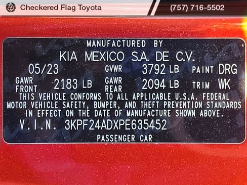 Used 2023 Kia Forte LXS w/ LXS Technology Package FWD image 20