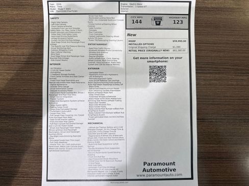 Used 2026 Tesla Model Y Long Range AWD/4WD image 4