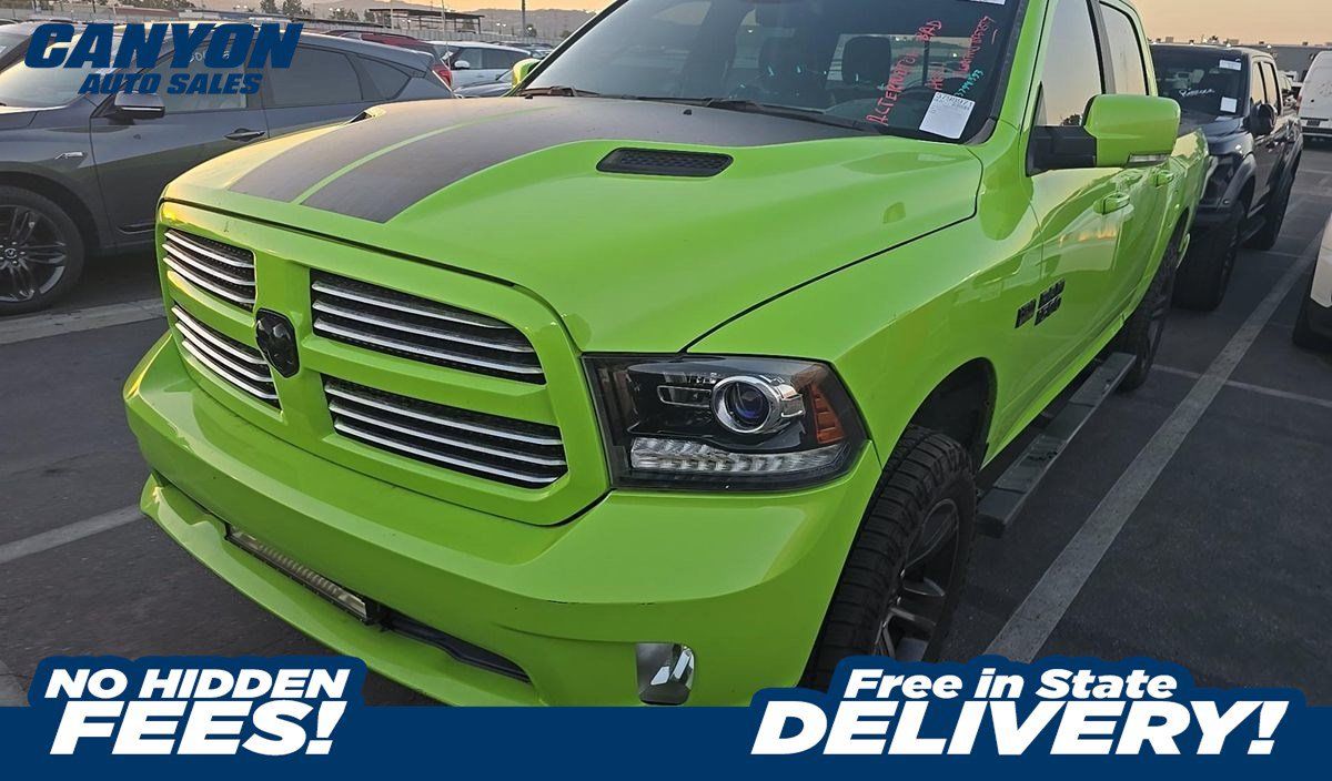 Used 2017 RAM 1500 Sport w/ Sublime Green Sport Package AWD/4WD image 1