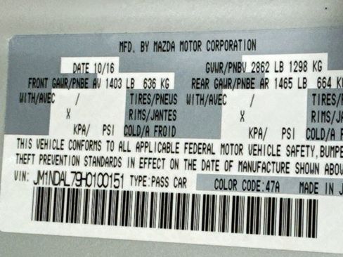 Used 2017 MAZDA MX-5 Miata RF Club w/ Brembo/BBS Package image 26