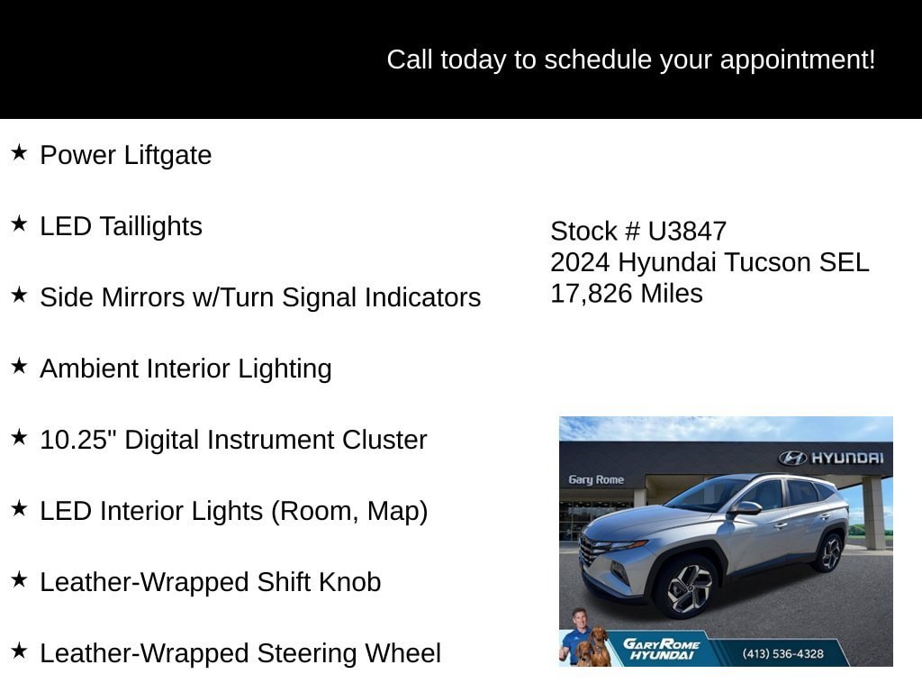 Certified 2024 Hyundai Tucson SEL w/ Convenience Package AWD/4WD image 12