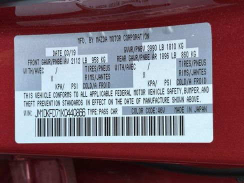 Used 2019 MAZDA CX-3 Grand Touring w/ Premium Package AWD/4WD image 15