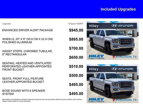 Used 2018 GMC Sierra 1500 SLT w/ Enhanced Driver Alert Package RWD image 5