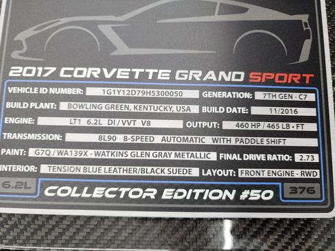 Used 2017 Chevrolet Corvette Grand Sport RWD image 22