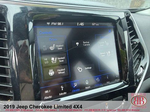 Used 2019 Jeep Cherokee Limited w/ Luxury Group AWD/4WD image 41