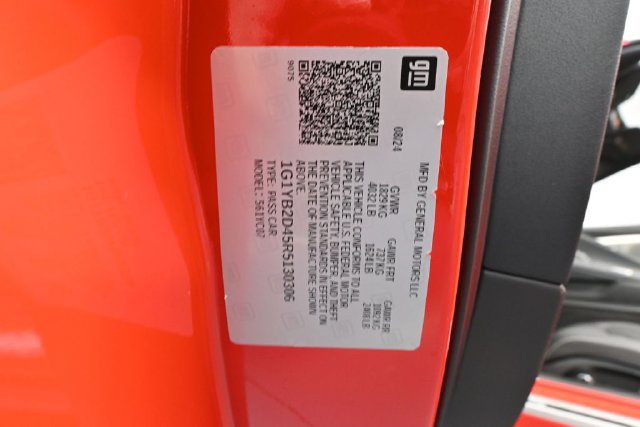 Used 2024 Chevrolet Corvette Stingray Preferred Cpe w/ Battery Protection Package RWD image 38