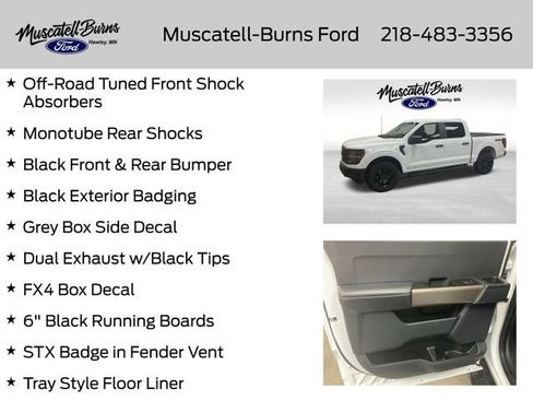 Used 2024 Ford F150 STX w/ Equipment Group 201A FX4 image 14