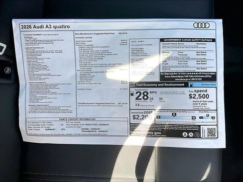 New 2026 Audi A3 2.0T Premium Plus image 14