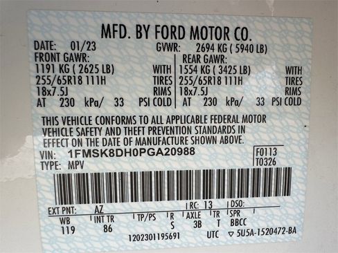 Used 2023 Ford Explorer XLT image 35