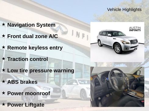 Used 2012 INFINITI QX56 2WD w/ Theater Pkg image 5