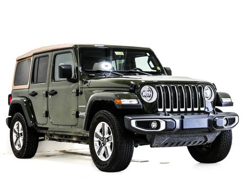 Used 2022 Jeep Wrangler Unlimited Sahara w/ Cold Weather Group AWD/4WD image 1