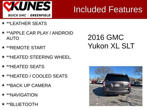 Used 2016 GMC Yukon XL SLT image 2