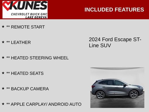 Used 2024 Ford Escape ST-Line AWD/4WD image 2