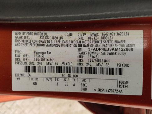 Used 2019 Ford Fiesta SE w/ Equipment Group 201A FWD image 33