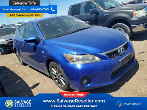 Used 2012 Lexus CT 200h Premium w/ F Sport Pkg w/Leather Trim FWD image 5