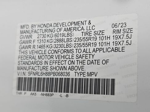 Used 2023 Honda Odyssey Touring image 37