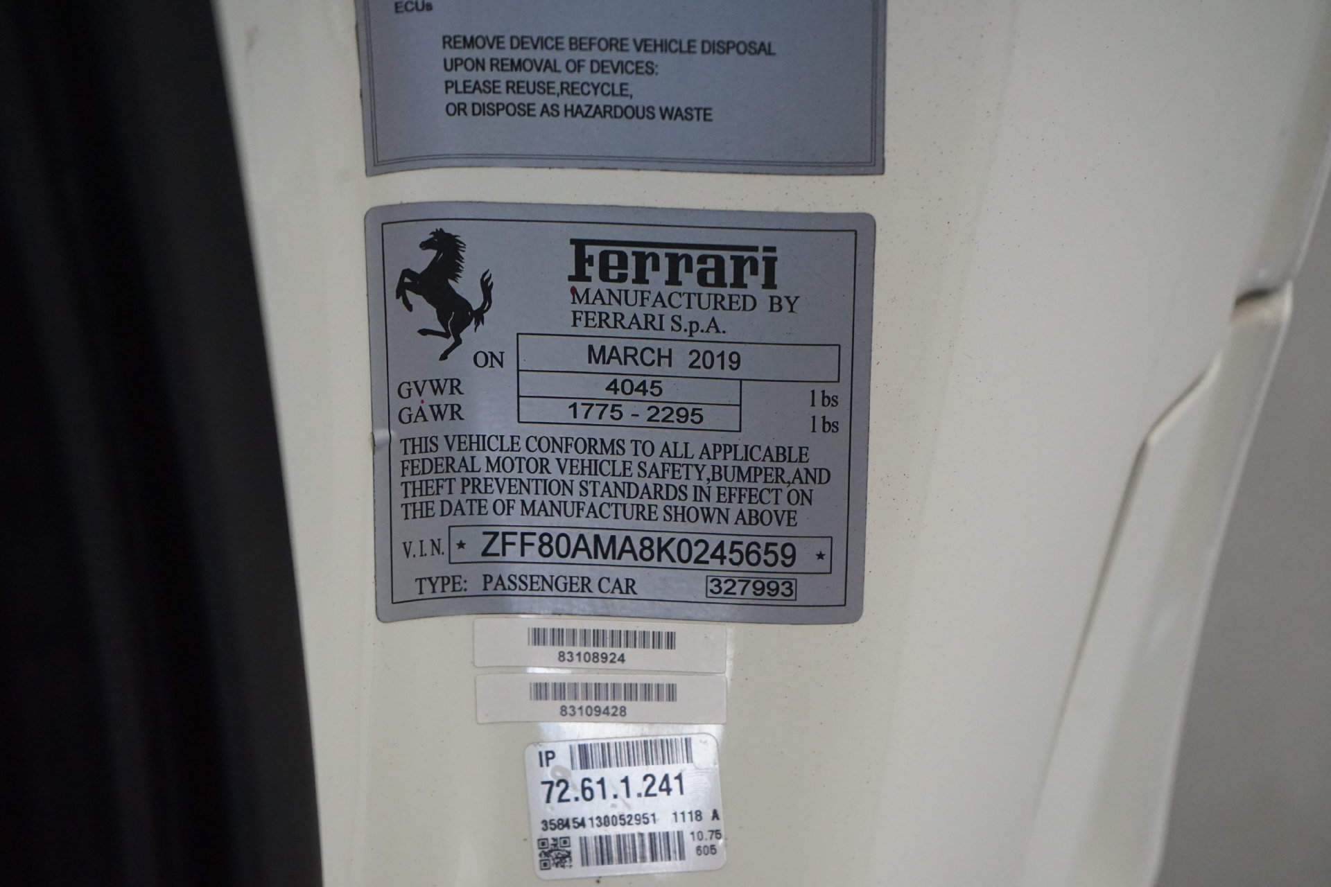 Used 2019 Ferrari 488 Spider RWD image 27
