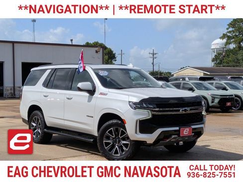 Used 2021 Chevrolet Tahoe Z71 w/ Rear Media and Nav Package AWD/4WD image 1