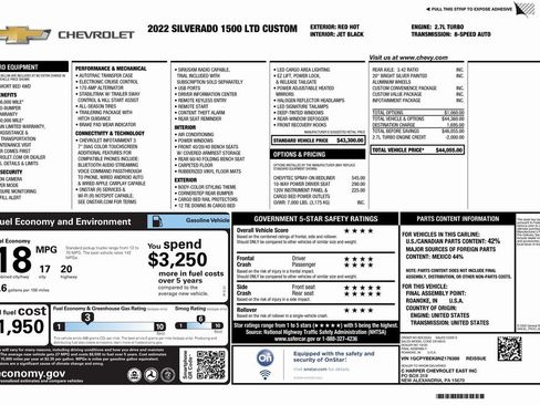 Certified 2022 Chevrolet Silverado 1500 Custom image 4