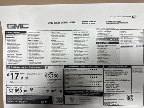 Used 2020 GMC Yukon Denali w/ Denali Premium Package image 35