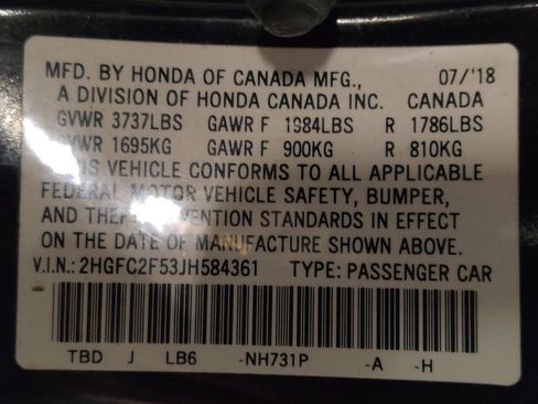 Used 2018 Honda Civic LX image 33