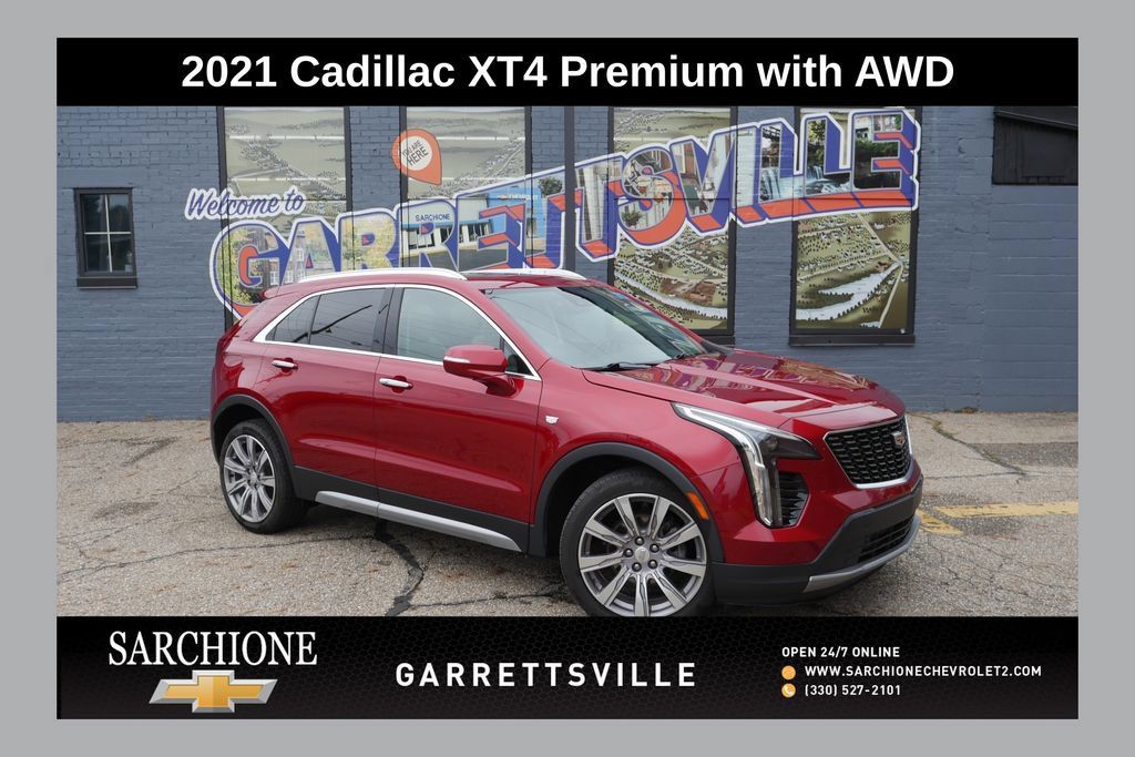 Used 2021 Cadillac XT4 Premium Luxury w/ Cold Weather Package AWD/4WD image 1