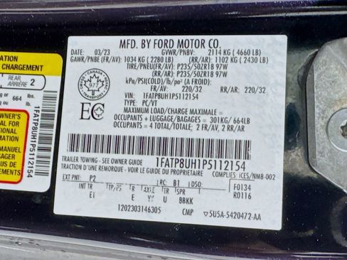 Used 2023 Ford Mustang Premium RWD image 45