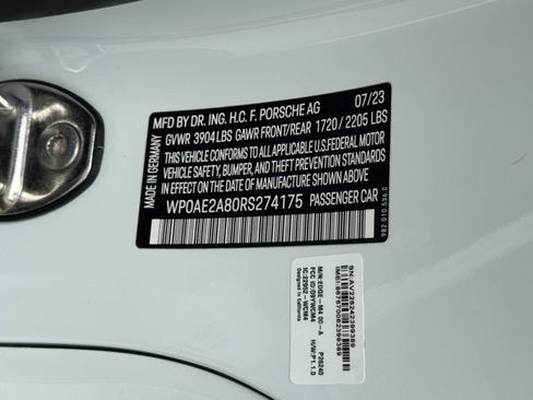 Used 2024 Porsche 718 Cayman GT4 RS w/ Weissach Package RWD image 42