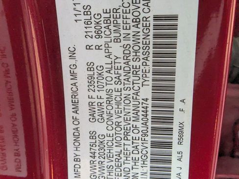 Used 2018 Honda Accord Touring image 18