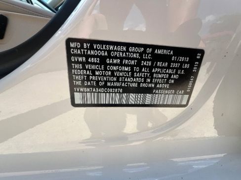 Used 2013 Volkswagen Passat TDI SE FWD image 9