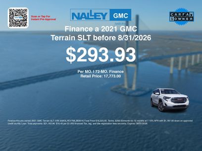 Used 2021 GMC Terrain SLT w/ LPO, Floor Liner Package