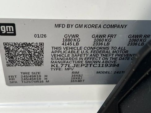 New 2026 Chevrolet Trax RS w/ Sunroof Package image 22