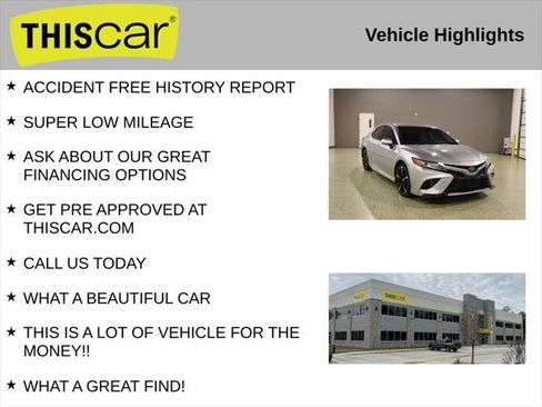Used 2019 Toyota Camry XSE w/ Carpet Mat Package FWD image 10