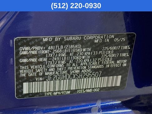 Certified 2025 Subaru Crosstrek 2.0i Premium image 39