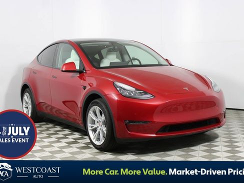 Used 2022 Tesla Model Y Long Range AWD/4WD image 1