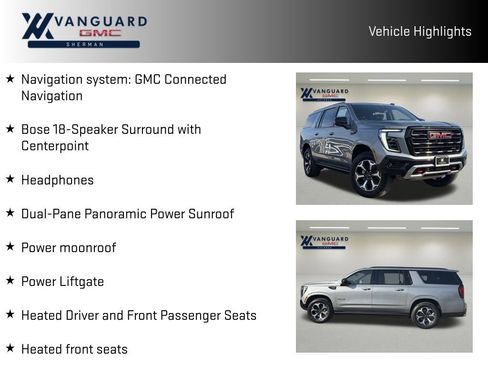 New 2026 GMC Yukon XL AT4 Ultimate w/ LPO, Floor Liner Package AWD/4WD image 10