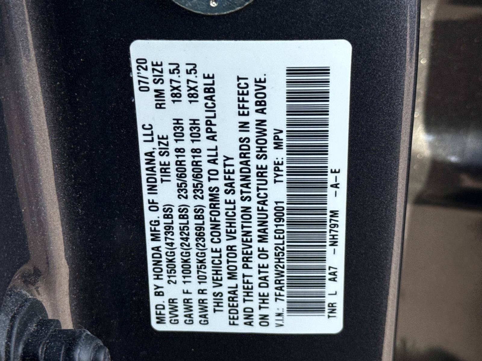 Certified 2020 Honda CR-V EX image 25