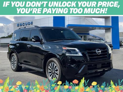 Used 2023 Nissan Armada SL w/ Midnight Edition Package RWD image 1