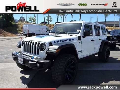 Certified 2021 Jeep Wrangler Unlimited Rubicon 4xe w/ Steel Bumper Group AWD/4WD image 1