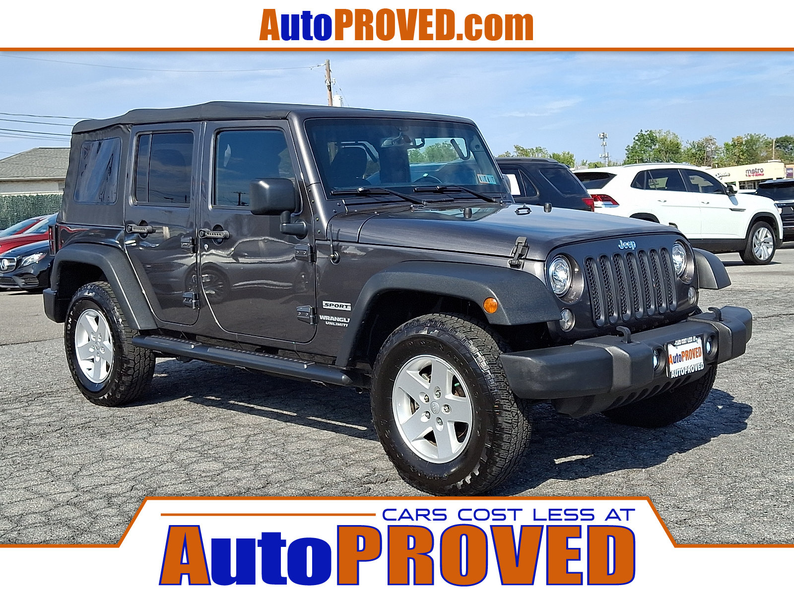 Used 2017 Jeep Wrangler Unlimited Sport w/ Quick Order Package 24S AWD/4WD image 1