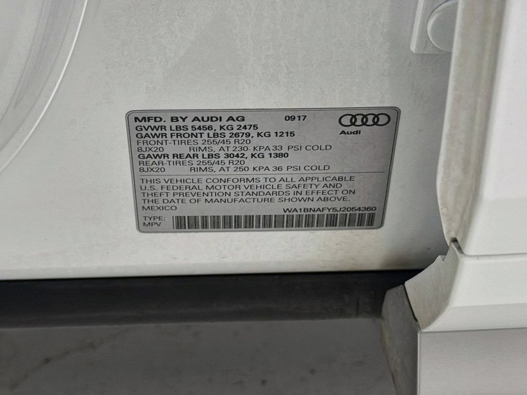 Used 2018 Audi Q5 2.0T Premium Plus w/ Premium Plus Package AWD/4WD image 33